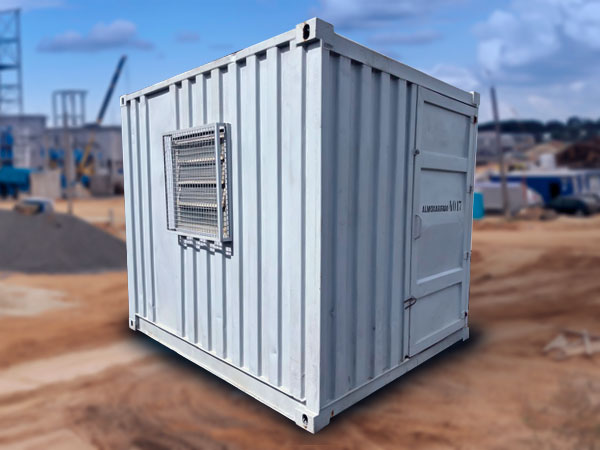 Container Almoxarifado pequeno com Janelas